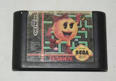 Ms. Pac-Man (Sega Genesis 1991) Game Cartridge - Tested And Working • $9.99