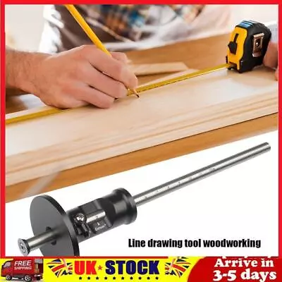 Parallel Line Scriber Parallel Marking Gauge With Scale Woodworking Drawing Tool • £12.82