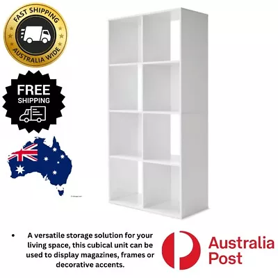 8 Cube Storage Shelf Display Cabinet Cupboard Bookshelf Unit Toy Book Organizer • $55.95