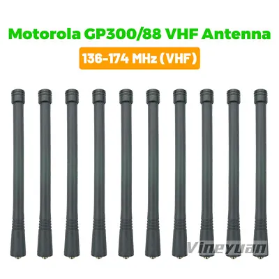 10PCS VHF Soft Antenna For Motorola GP88S/GP88/GP338/GP328/GP3188/GP68/GP340 • $18.99