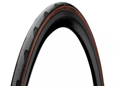 Continental Grand Prix 5000 Clincher Tyre - Black/Transparent 700 X 25mm • $74.99