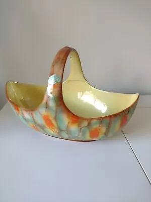 Vintage Falcon Ware Porcelain Basket 'Grecian' Art Deco  1930s • $59