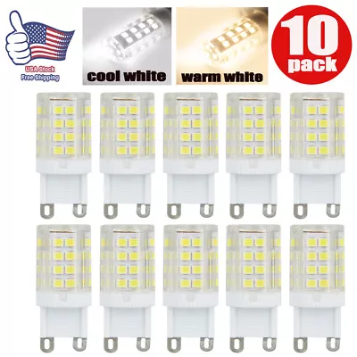 10PCS G9 White Halogen LED Corn Bulb Lamp 2835 51-SMD Daylight Home Light US • $10.55