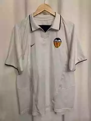 Valencia Cf Spain 2002/2003 Home Football Shirt Jersey Camiseta Size L Nike • £29.99