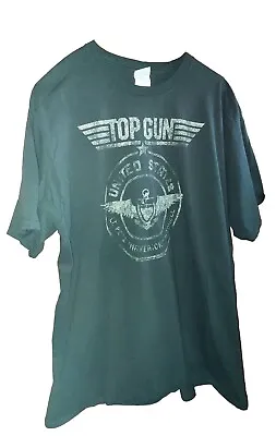 Top Gun T-Shirt Men's Size XXL Black Lt. Pete ''Maverick'' Mitchell Vintage ? • $16.99