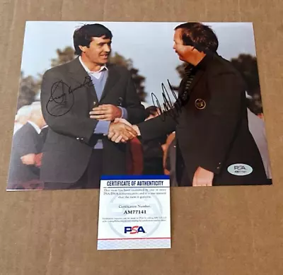 £374.83 • Buy Seve Ballesteros-craig Stadler Signed 1983 Masters 8x10 Photo Psa/dna Coa