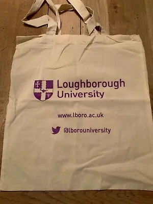 Loughborough University Cotton Tote Bag. BN. • £6