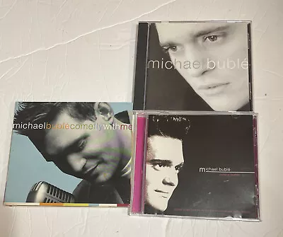 MICHAEL BUBLE  Cd Lot Dvd  Totally Buble Come Fly With Me Self Titled 3 Cd’s • $18.75
