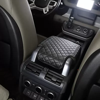 PU Leather Center Console Armrest Box Panel Cover For Land Rover Defender 20-24 • $38.27