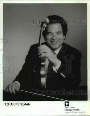 Press Photo Itzhak Perlman Violinist - Sap32311 • $12.99