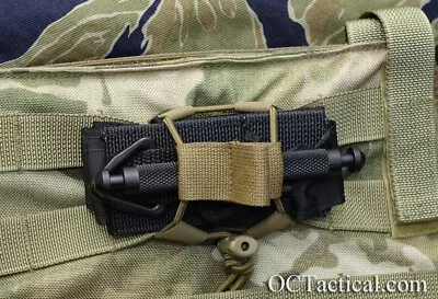 MOLLE Horizontal Tourniquet Holder Coyote Black Foliage Green OC Tac Cat Trap • $7