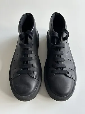 Camper Women’s Black Leather Boots (size 4) • £37