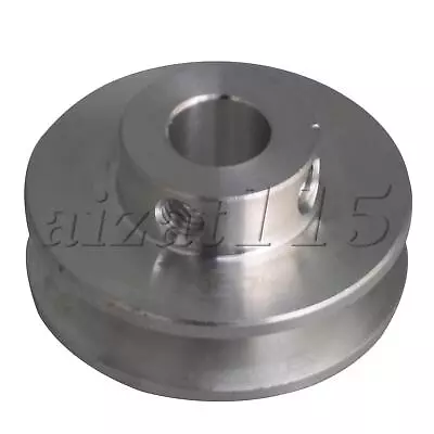 31x15x8MM Silver Aluminum Alloy Single Groove 8MM Fixed V-Belt Bore Pulley • $8.81