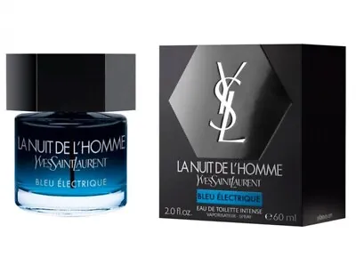 La Nuit De L'Homme Bleu Electrique Yves Saint Laurent 60ml/2 Oz - New & Sealed • $104.99