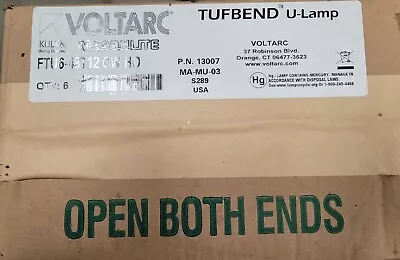  6 VOLTARC Tufbend U-Lamp FTU6-48T12 CW HO Fluorescent Lamps  • $280