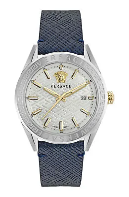Versace Men's VE6A00123 V-Code 42mm Quartz Watch • $274.99