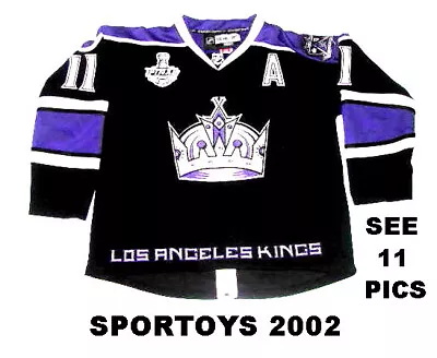 CCM 11 Anze Kopitar LA Kings NHL Stanley Cup Final 2014 RBK Jersey Size 50 Crown • $59.99