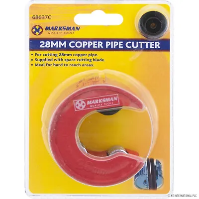 28mm Copper Pipe Cutter Slicer Adjusting Locking Cutting Slice Tube Plumbing New • £5.99