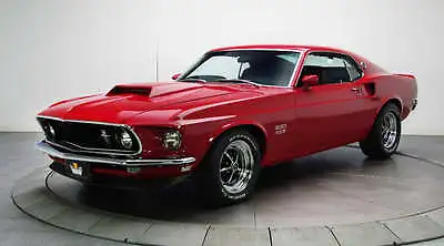 1969 FORD MUSTANG BOSS 429 CLASSIC CAR POSTER PRINT 20x36 HI RES 9MIL PAPER • $34.95