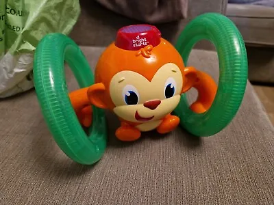 Bright Starts Baby & Toddler Roll And Glow Monkey Preowned Great Fun Gift VGC  • £8