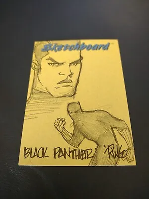 1998 Marvel Creators Collection Sketchboard Redemption Grey - #3 Black Panther • $8