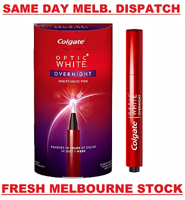 $59.95 • Buy COLGATE Optic White Overnight Teeth Whitening Pen - 35 Treatments - USA VERSION