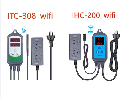 $59.49 • Buy WiFi Thermostat Temperature Humidity Contoller Brewing Seedlings Reptile 240V AU