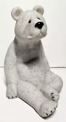 Quarry Critters Bud Bear Second Nature Design 2000 Grey Granite Figurine • $25