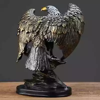 Art Eagle Deco Sculpture Bird Animal Ornament Figurine Statue Gift  • £37.99