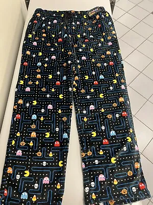 Pac-man Fever Fleece Pajama Pants. Brand New. Adult Size Xl • $29