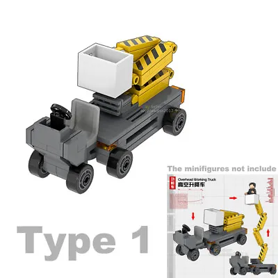 Building Blocks MOC City Road Street View Working Vehicle Truck Tractor Pallet • $21.83