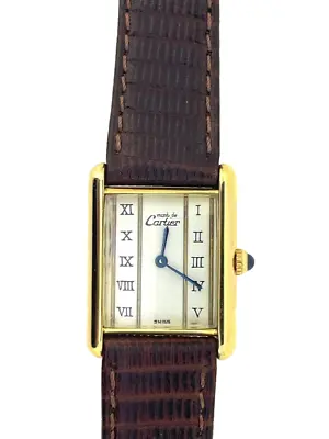 Must De Cartier Tank Vermeil 590005 • $1232