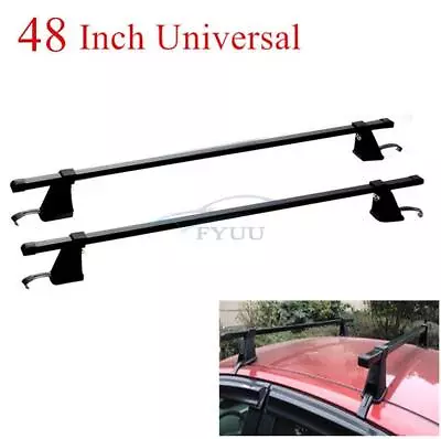 48 Inch Universal Roof Rack Cross Bar Cargo Carrier Car SUV Luggage Carrier Rack • $66.10