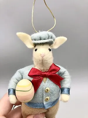 Heart Felts Rabbit Ornament Midwest Of Cannon Falls Hat Jacket Easter Egg • $20.99