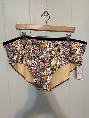 Elomi Swim Fly Free Mid Rise Brief Swim Bottom US 22 NWT • $16.99