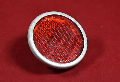 Vintage German Bike Taillight Reflector Bicycle Red Glass  Prokop  • $23