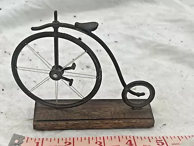 Antique Victorian Bike Bicycle Model Miniature Victorian Metal Sculpture • $9.99