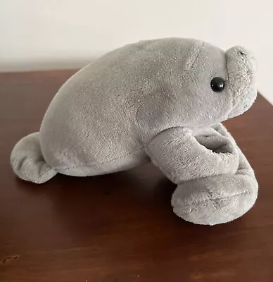 Best Of Barbados Grey Manatee Plush Collection  With Bendable/Huggable Flippers • $8