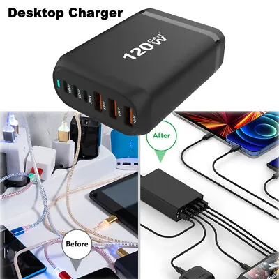 120W USB-C Power Adapter PD Fast Charger For IPhone 15/14/13/12 Pro Max/XR/iPad • $31.50