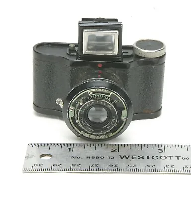 Antiques 1937 Lumiere ELJY (Type 1) Miniature Camera With Lypar 3.5 Lens. Works. • $149.99