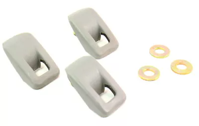 Child Safety Seat Latch Restraint Hooks & Covers Gray VW Jetta Golf GTI MK4 • $19.99