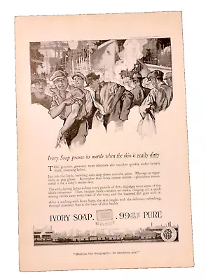 1919 Ivory Soap It Floats P&G Vintage Print Ad • $9.25