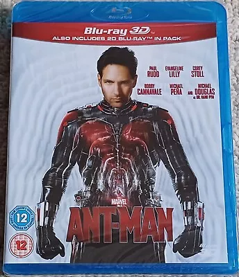 Ant-man Blu-ray 3d + 2d New & Sealed Paul Rudd Marvel  • £5.95