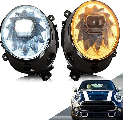 VLAND Pair LED Headlights For 2014-2018 Mini Cooper F56 W/Startup Animation DRL • $349.99