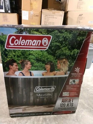 $269 • Buy Coleman Saluspa 71 X 26 Bahamas Airjet Inflatable Hot Tub Spa 4-Person