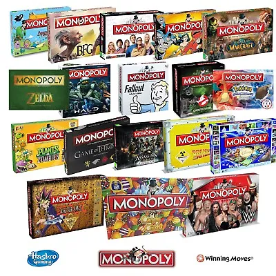 £23.97 • Buy New! Monopoly Collectors Special Edition Board Game 28 Options To Choose! 