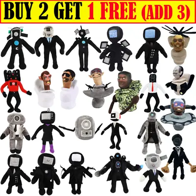 28 Styles Skibidi Toilet Plush Toiletman Doll Cameraman Speakerman Stuffed Toys • $14.79