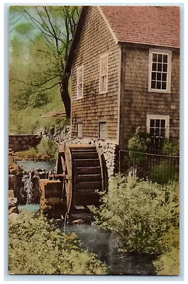 C1950's The First Woolen Mill In America Cape Cod MA Hand Colored Postcard • $6.47