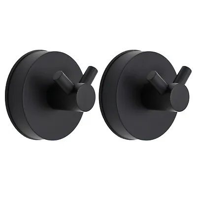2X Strong Vacuum Suction Cup Hook Shower Towel Holder Hooks For Bathroom Kitchen • $14.83