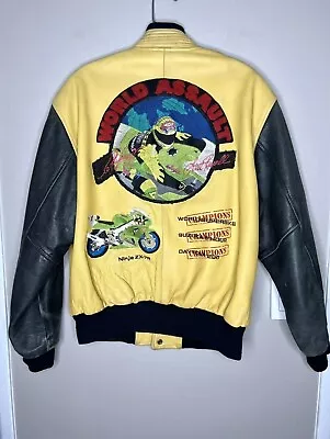 Scott Russell 🇺🇸 /Rob Muzzy Kawasaki Superbike 1993 Embroidered Jacket (M) • $275